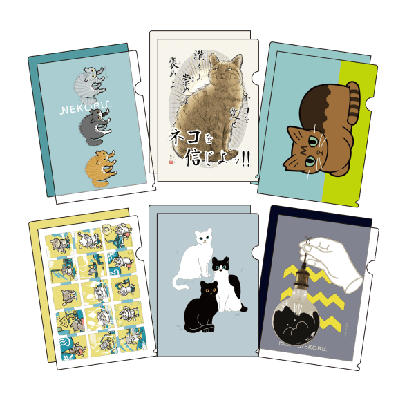 163.t・うぐいす歌子・ガラムマサラ・くまみね・てらちあ・とき村十五デザインクリアファイル